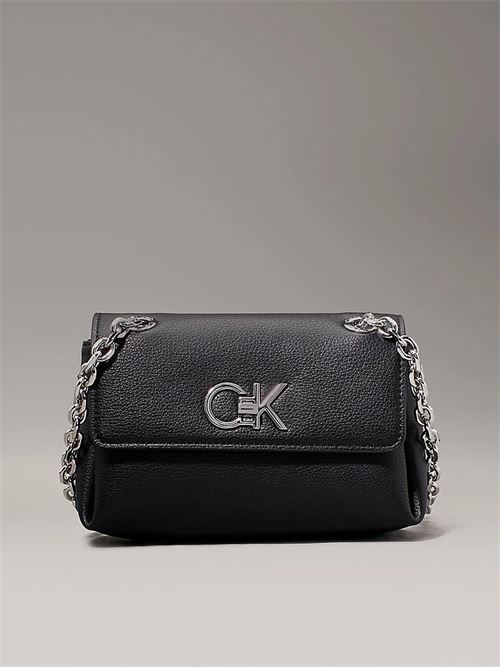 RE-LOCK SM CONV SHOULDER BAG_PBL CALVIN KLEIN | K60K612546/BEH